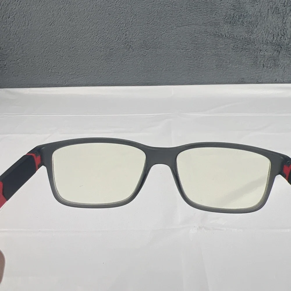 Oakley OY8007 0250 Field Day Youth Glasses Satin Grey Smoke Red 50-15-128 FRAMES